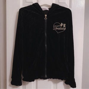 liz lisa velour hoodie